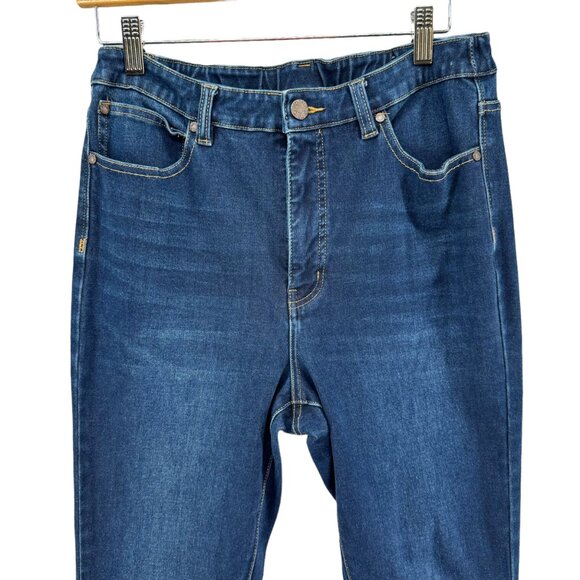 Soft Surroundings Jeans Womens Blue Flex Waist Modal Blend Stretch Denim Size 6 - Picture 3 of 10